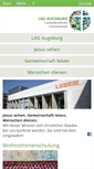 Mobile Screenshot of lkg-augsburg.de